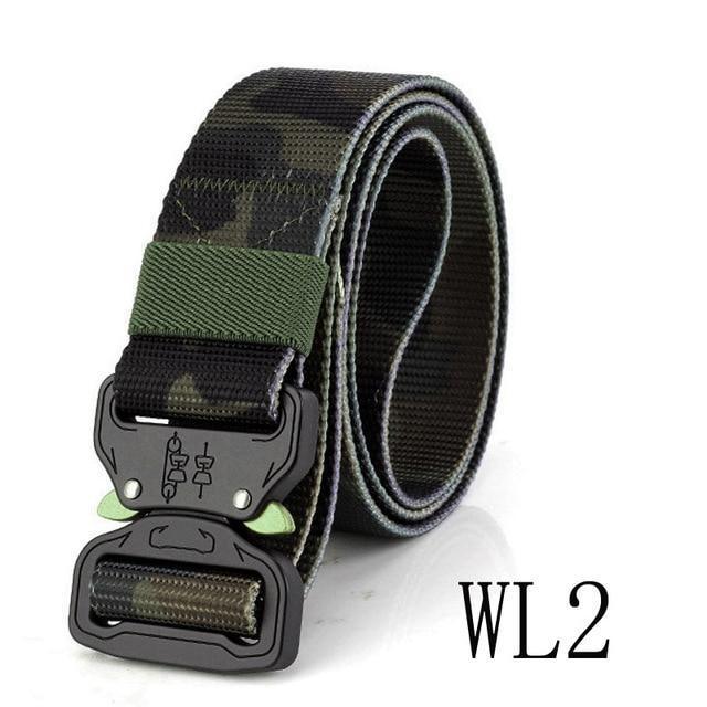 Military Equipment Army Tactical Belt Men Thicken Metal Buckle Sturdy Nylon Belt Combat Belts-WL2-JadeMoghul Inc.