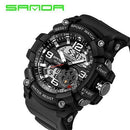 Military Watch For Men / Waterproof Sports Watch-Black-JadeMoghul Inc.