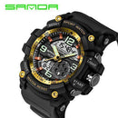 Military Watch For Men / Waterproof Sports Watch-black gold-JadeMoghul Inc.