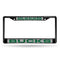 Porsche License Plate Frame Milwaukee Bucks Black Laser Chrome Frame