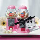 Mini Classic Pink Gumball Dispenser (Pack of 1)-Popular Wedding Favors-JadeMoghul Inc.
