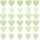 Mini Paper Heart Banner - Sage (Pack of 1)-Wedding Reception Decorations-JadeMoghul Inc.
