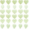 Mini Paper Heart Banner - Sage (Pack of 1)-Wedding Reception Decorations-JadeMoghul Inc.