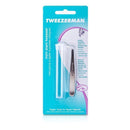 Mini Slant Tweezer - (Classic Stainless)-Make Up-JadeMoghul Inc.