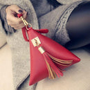 Mini Tassel Clutch - Leather Bag - Designer Purse Women Handbag-Red-Mini(Max Length<20cm)-JadeMoghul Inc.