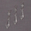 Miniature Acrylic Crystal Drops (Pack of 12)-Wedding Table Decorations-JadeMoghul Inc.