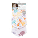 Mint Jungle 2 Pack Reversible Flannel Bandana Bib Set-WHIM-U-JadeMoghul Inc.