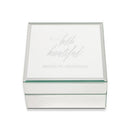 Mirrored Jewelry Box - Hello Beautiful Printing (Pack of 1)-Personalized Gifts for Women-JadeMoghul Inc.