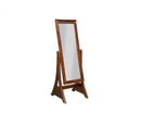 Mirrors Big Mirror 22" X 22.5" X 59" Mocha Rubberwood Rectangle Mirror 6261 HomeRoots