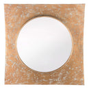 Mirrors Big Mirror - 31.5" x 3.3" x 31.5" Gold, Mirror, Steel & MDF, Mirror HomeRoots