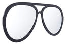 Mirrors Black Mirror - 45.9" x 0.8" x 20.1" Black, Steel, Mirror & MDF, Mirror HomeRoots