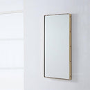 Mirrors Decorative Mirrors - 80" x 80" x 4" Clear Steel Glass Mirror HomeRoots
