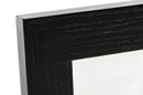 Mirrors Full Length Mirror - 20" Black MDF and Glass Mirror HomeRoots