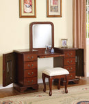 Mirrors Mirrors For Sale - 1" X 25" X 24" Brown Wood Vanity Mirror HomeRoots