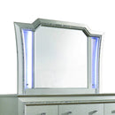 Mirrors Mirrors For Sale - 1" X 51" X 38" LED Champagne Wood Mirror HomeRoots