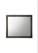 Mirrors Mirrors For Sale - 39" X 35" Gray Oak Rubber Wood Mirror HomeRoots
