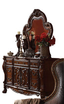 Mirrors Mirrors For Sale - 4" X 46" X 46" Cherry Oak Wood Poly Resin Mirror HomeRoots