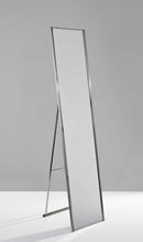 Mirrors Smart Mirror - 13.5" X 14.5" X 59" Brushed steel Floor Mirror HomeRoots