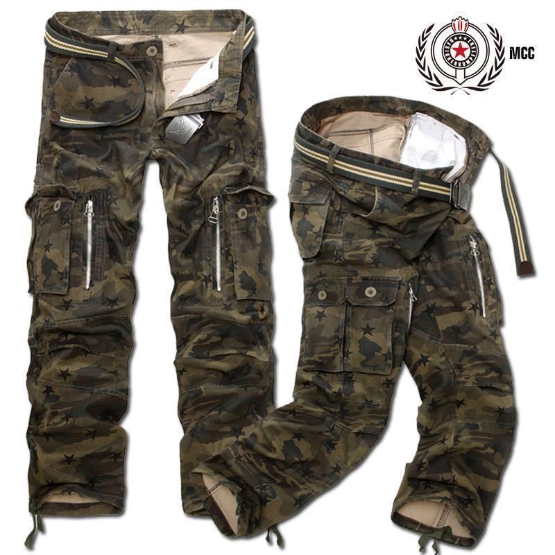 MISNIKI Good Quality Military Cargo Pants Men Hot Camouflage Cotton Men Trousers 7 Colors-star Camouflage-28-JadeMoghul Inc.