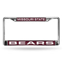 License Plate Frames Missouri State Laser Chrome Frame