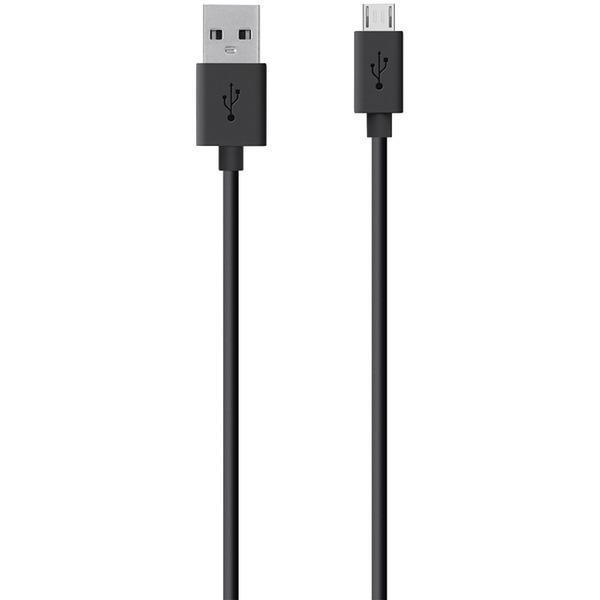 MIXIT?(TM) Tangle-Free Micro USB Charge & Sync Cable, 4ft (Black)-USB Charge & Sync Cable-JadeMoghul Inc.