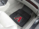 Car Floor Mats MLB Arizona Diamondbacks 2-pc Vinyl Front Car Mats 17"x27"