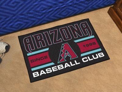 Outdoor Mat MLB Arizona Diamondbacks Baseball Club Starter Rug 19"x30"