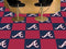 Carpet Squares MLB Atlanta Braves 18"x18" Carpet Tiles