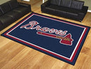 8x10 Rug MLB Atlanta Braves 8'x10' Plush Rug