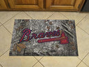 Custom Welcome Mats MLB Atlanta Braves Scraper Mat 19"x30" Camo