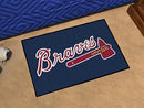 Cheap Rugs MLB Atlanta Braves Starter Rug 19"x30"