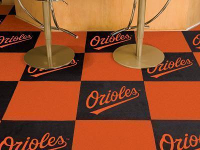 Cheap Carpet MLB Baltimore Orioles 18"x18" Carpet Tiles