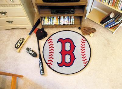 Round Rugs For Sale MLB Boston Red Sox Baseball Mat 27" diameter