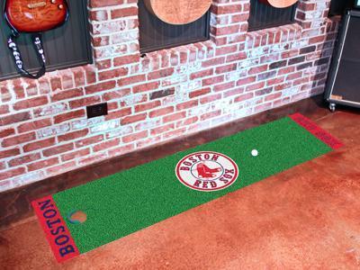 Cheap Runner Rugs MLB Boston Red Sox Putting Green Runner 18"x72" Golf Accessories