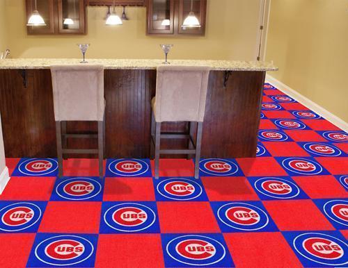 Carpet Flooring MLB Chicago Cubs 18"x18" Carpet Tiles