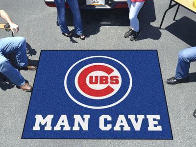 Grill Mat MLB Chicago Cubs Man Cave Tailgater Rug 5'x6'