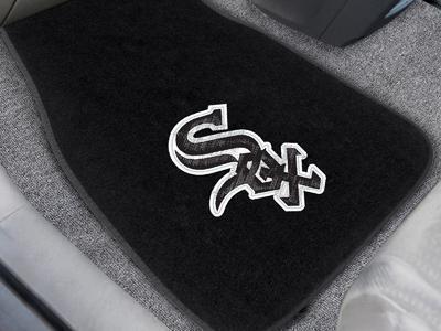 Car Mats MLB Chicago White Sox 2-pc Embroidered Front Car Mats 18"x27"