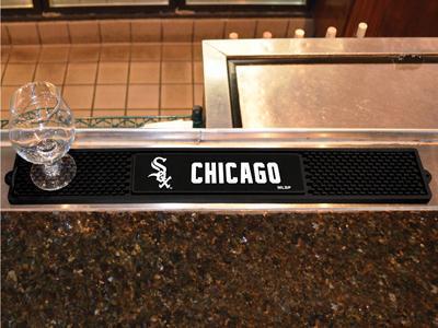 BBQ Grill Mat MLB Chicago White Sox Drink Tailgate Mat 3.25"x24"