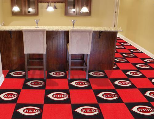 Cheap Carpet MLB Cincinnati Reds 18"x18" Carpet Tiles