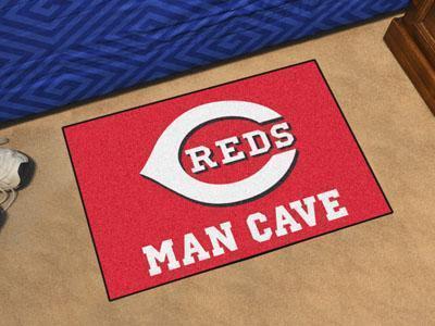 Area Rugs MLB Cincinnati Reds Man Cave Starter Rug 19"x30"