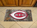 Welcome Mat MLB Cincinnati Reds Scraper Mat 19"x30" Camo