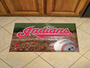 Welcome Door Mat MLB Cleveland Indians Scraper Mat 19"x30" Ball
