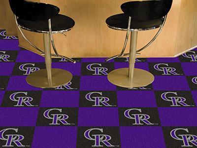 Cheap Carpet MLB Colorado Rockies 18"x18" Carpet Tiles