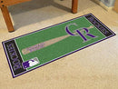 Kitchen Runner Rugs MLB Colorado Rockies Baseball Runner Mat 30"x72"