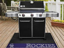 BBQ Grill Mat MLB Colorado Rockies Grill Tailgate Mat 26"x42"