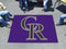 Grill Mat MLB Colorado Rockies Tailgater Rug 5'x6'
