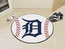 Round Area Rugs MLB Detroit Tigers Baseball Mat 27" diameter