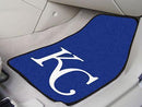Custom Car Mats MLB Kansas City Royals 2-pc Carpeted Front Car Mats 17"x27"