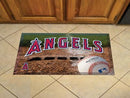 Welcome Mat MLB Los Angeles Angels Scraper Mat 19"x30" Ball