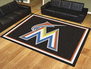 8x10 Rug MLB Miami Marlins 8'x10' Plush Rug